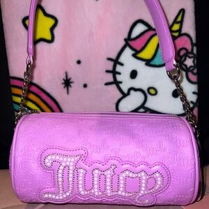 Juicy Couture Large Pearl logo barrel bag